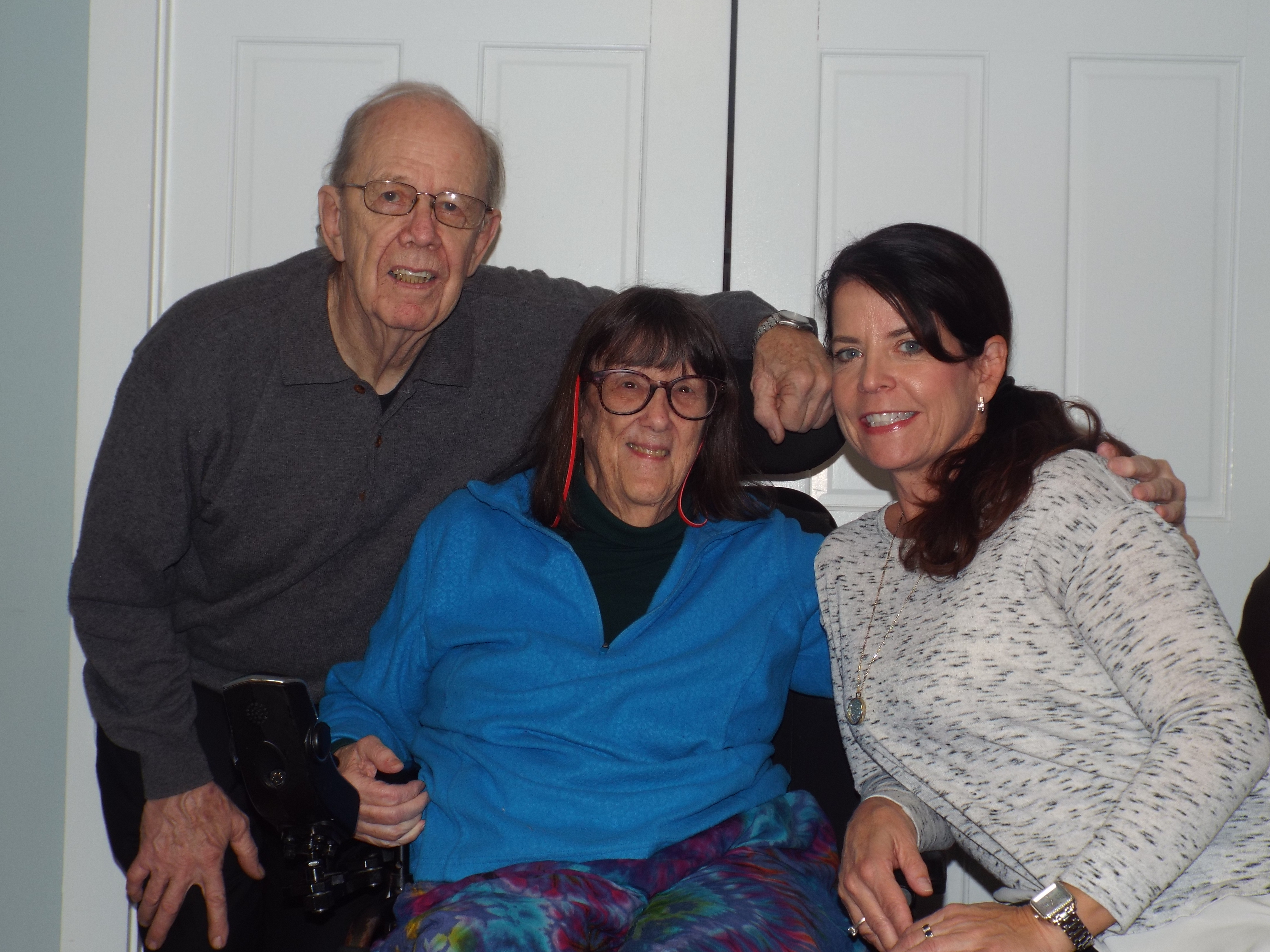 Image of Kathie and Frank with Jill, RN